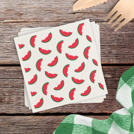 Summer Fun Red Watermelon Muster Serviette