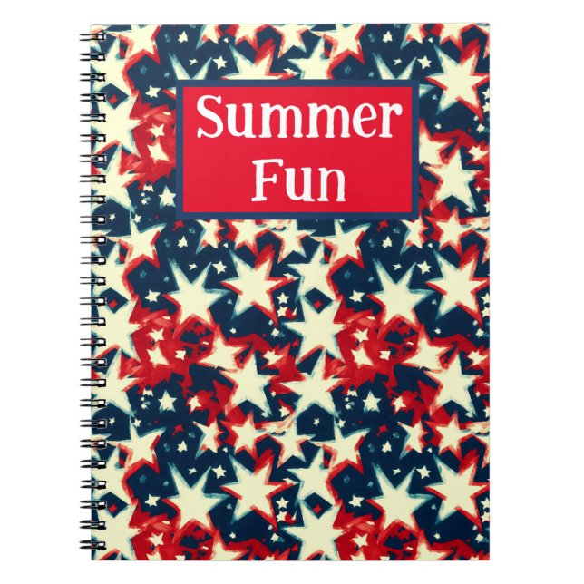 Summer Fun Spiral Foto Notebook Notizblock (Vorderseite)