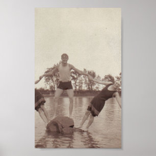 Summer Fun Vintages Foto drucken Poster