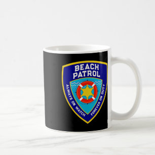 Summer Funny Beach Patrol Ocean Forever auf Duty L Kaffeetasse