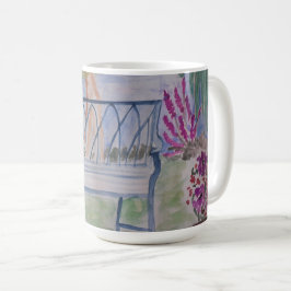 Summer Garden Bench Kaffeetasse
