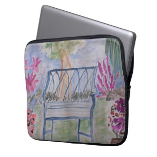 Summer Garden Benz Laptop Schläfchen Laptopschutzhülle