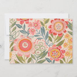 Summer Garden Bold Blooms Einladung