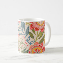 Summer Garden Bold Blooms Kaffeetasse