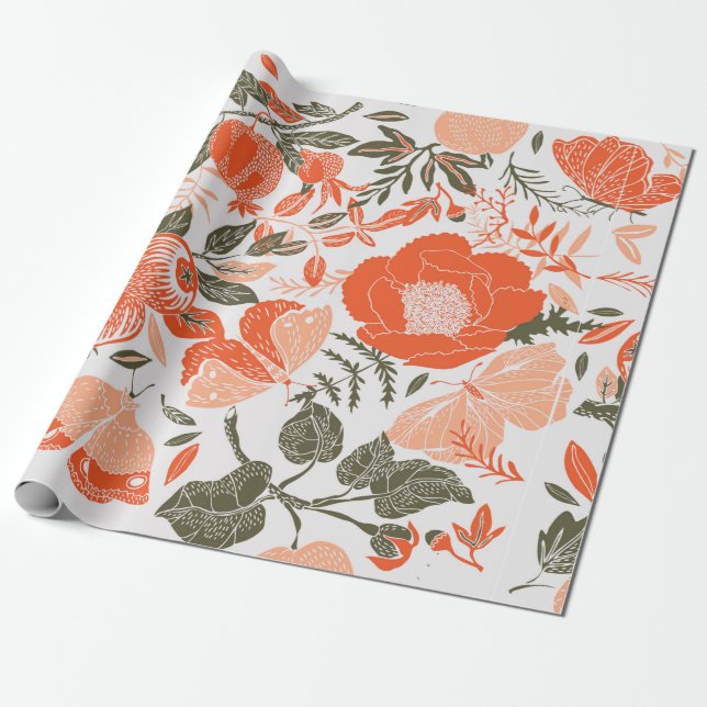 Summer Garden Deko Tile Geschenkpapier (Ungerollt)