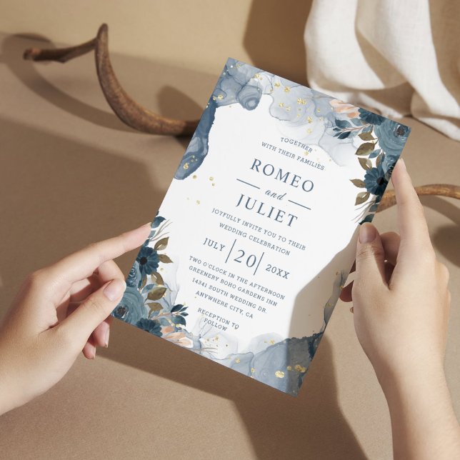 Summer Garden Floral Wedding Einladung (Von Creator hochgeladen)