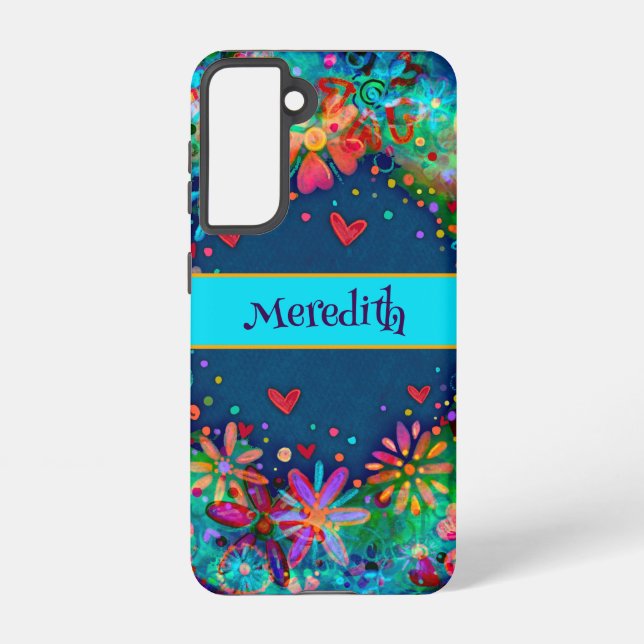 "Summer Garden" Inspirivity Samsung Case Samsung Galaxy Hülle (Rückseite)