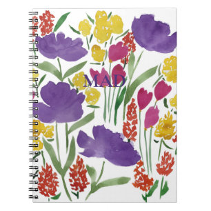 Summer Garden Notebook für personalisierte Notizblock