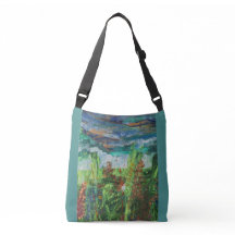 Summer Garden Print Tasche Schultertasche