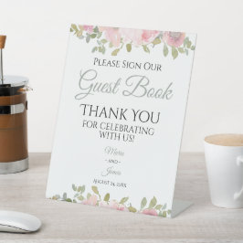 Summer Garden Watercolor Blumengast Sockelschild