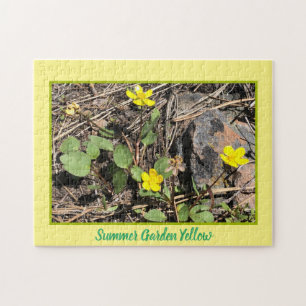 Summer Garden Yellow Puzzle