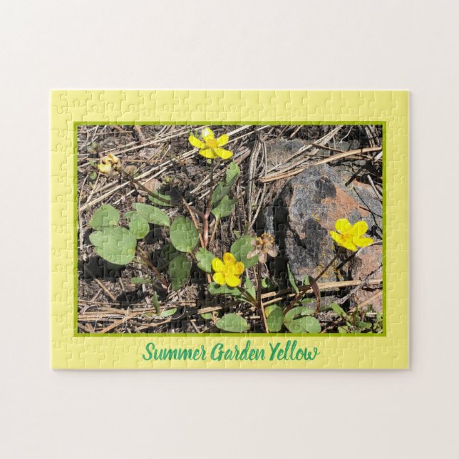 Summer Garden Yellow Puzzle (Horizontal)