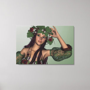 Summer Girl Canvas Print Leinwanddruck