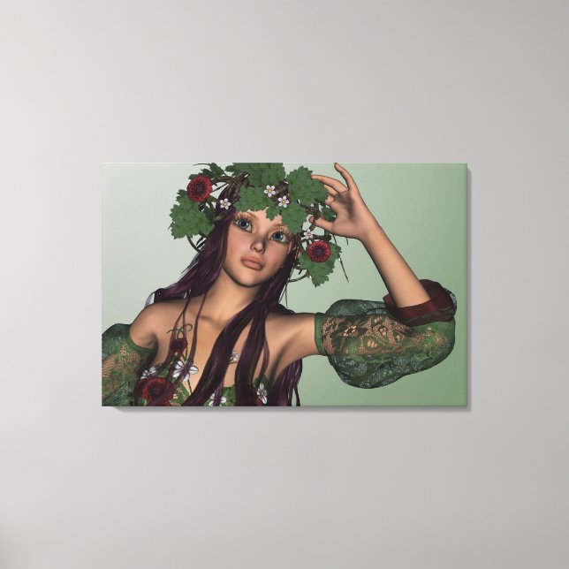 Summer Girl Canvas Print Leinwanddruck (Vorderseite)