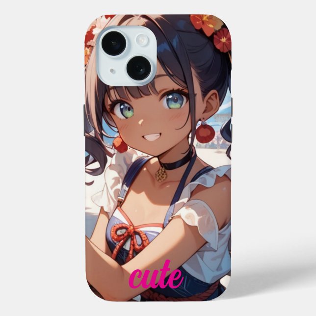 summer girl Case-Mate iPhone hülle (Rückseite)