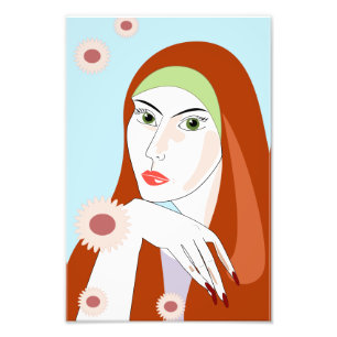 Summer Girl Foto Print