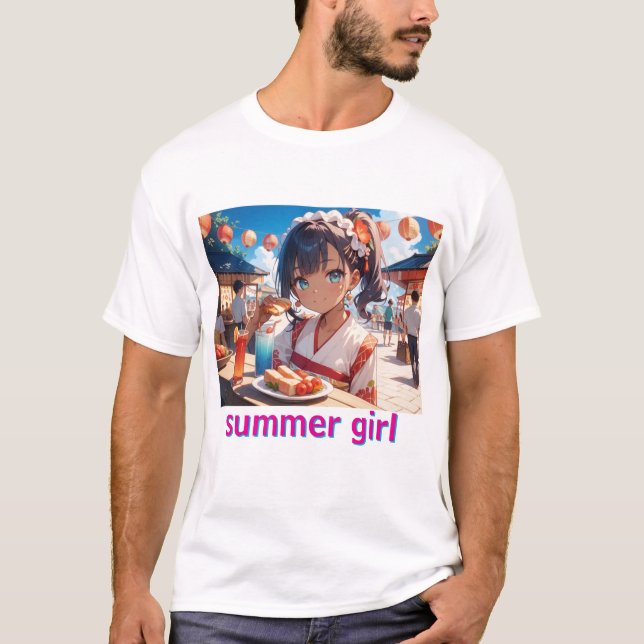 summer girl T-Shirt (Vorderseite)