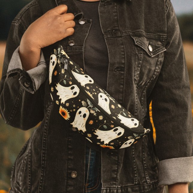 Summer Goth Geister und Sonnenblumen Spooky Bauchtasche (Von Creator hochgeladen)