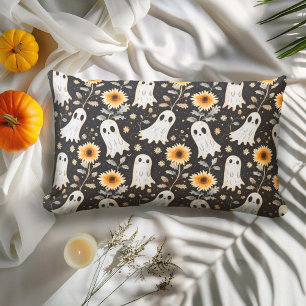 Summer Goth Geister und Sonnenblumen Spooky Kissen Für Draußen