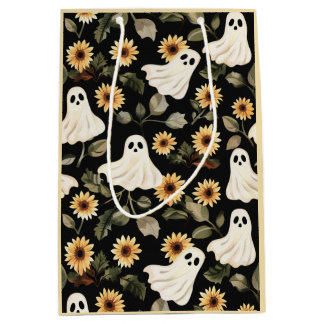 Summer Goth Geister und Sonnenblumen Spooky Mittlere Geschenktüte