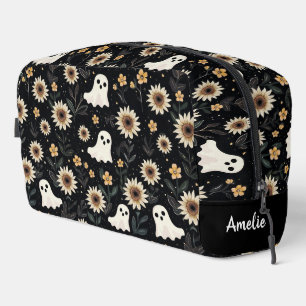 Summer Goth Geister und Sonnenblumen Spooky Waschbeutel