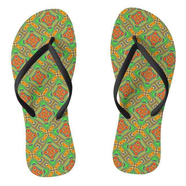 Summer Green Flip Flops (Fußbett)