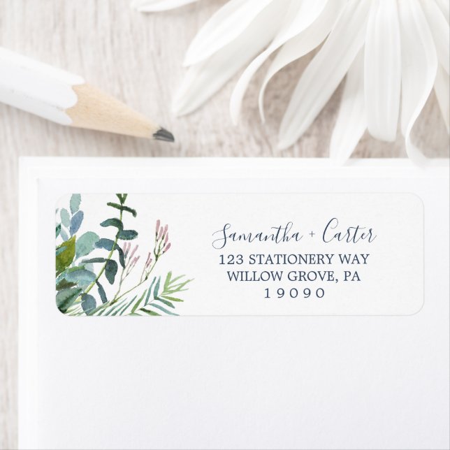 Summer Greenerity Return Address Label (Insitu)