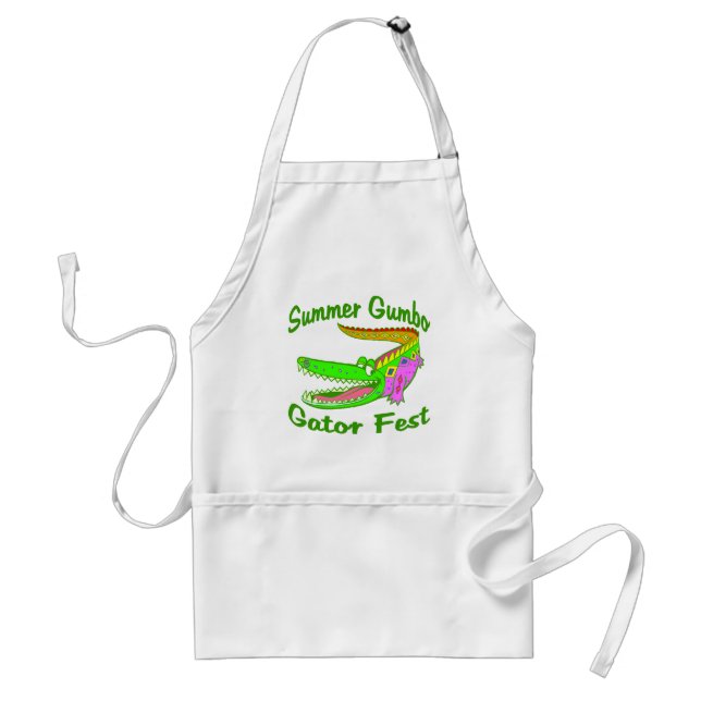 Summer Gumbo Gator Fest Schürze (Vorne)