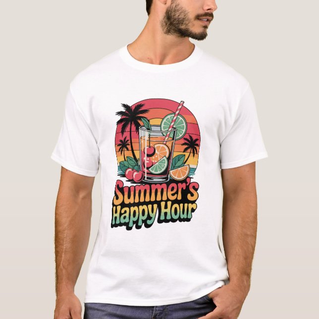 Summer Happy Hour T - Shirt (Vorderseite)