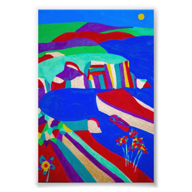 Summer Harbour Fotodruck (Vorne)