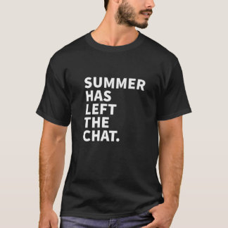 Summer hat den Chat Personalisierten Namen Links T-Shirt