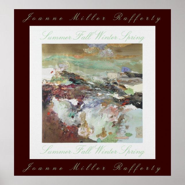 Summer Herbst Winter Spring Poster (Vorne)