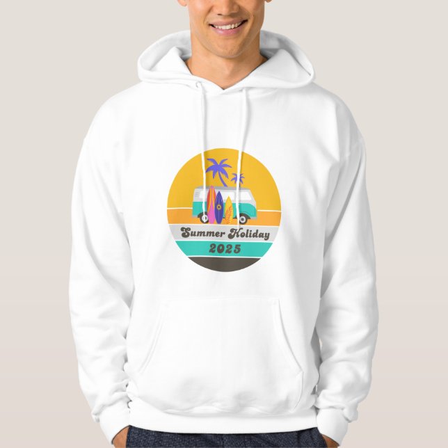 Summer Holiday 2025, vacation, trip Hoodie (Vorderseite)