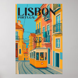 Summer Holiday Destination Portugal Poster