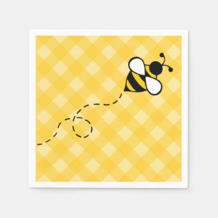 Summer Honey Bee Party Picnic Napkins Serviette