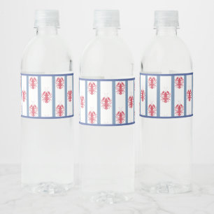Summer Hummer Thema Wasser Flasche Etikett