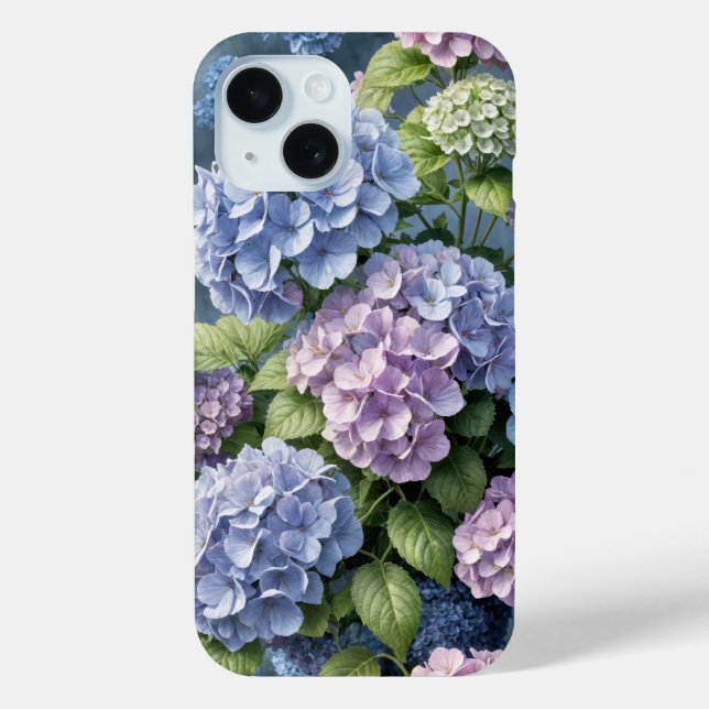 Summer Hydrangea Garden Case-Mate iPhone Hülle (Rückseite)