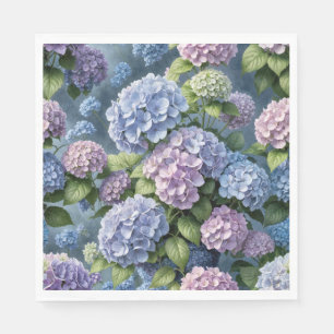 Summer Hydrangea Garden Serviette