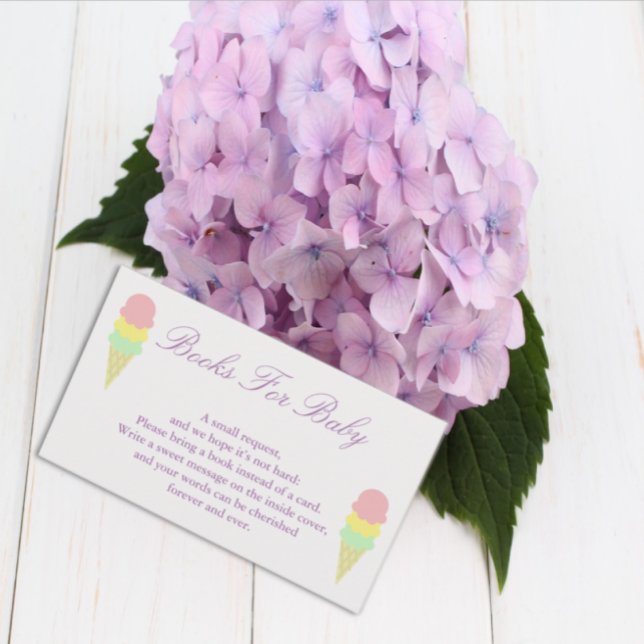 Summer Ice Cream Baby Duschbücher für Babykarte Begleitkarte (Von Creator hochgeladen)