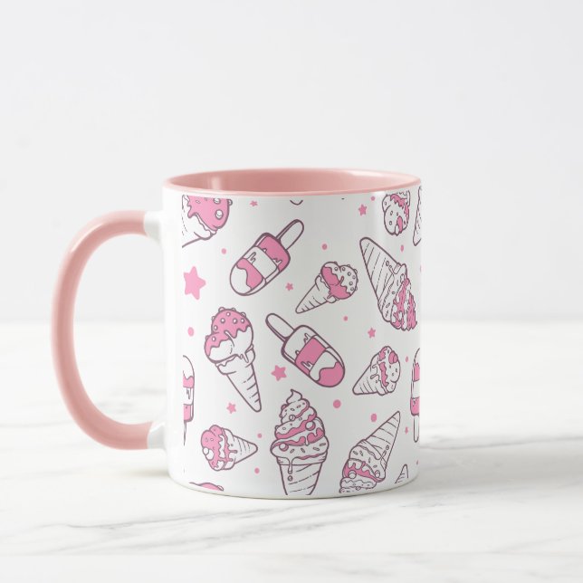 Summer Ice Cream Bliss Tasse (Links)