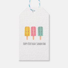 Summer Ice Cream Sticks Geschenkanhänger