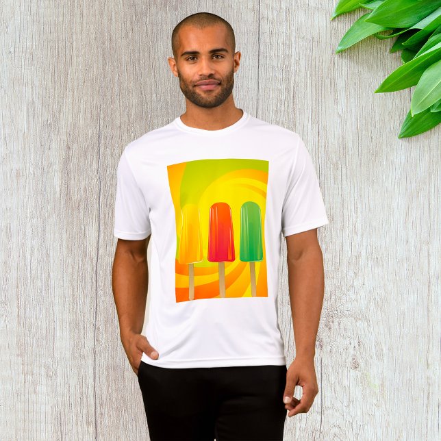 Summer Ice Pops Trio Bright Popsicles T-Shirt (Von Creator hochgeladen)