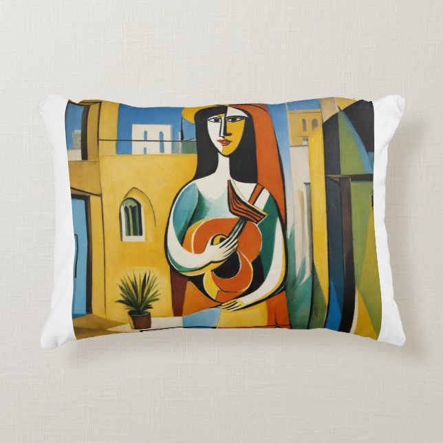 "Summer in Dubai Pillow" Dekokissen (Vorderseite)