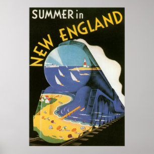 Summer in New England (Leinwand) Poster