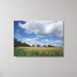 Summer Iowa Prairie Canvas Print Leinwanddruck