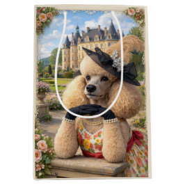 Summer Is In The Air, Poodle Mittlere Geschenktüte