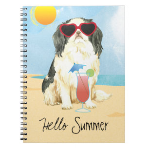 Summer Japanese Chill Notebook Notizblock