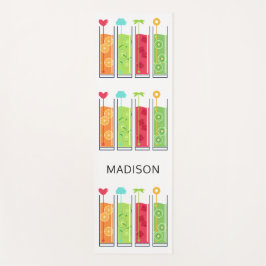 Summer Juices individuelle Name Yoga Mat Yogamatte