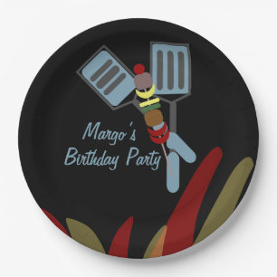 Summer Kabobs Cookout Park Geburtstag     Pappteller