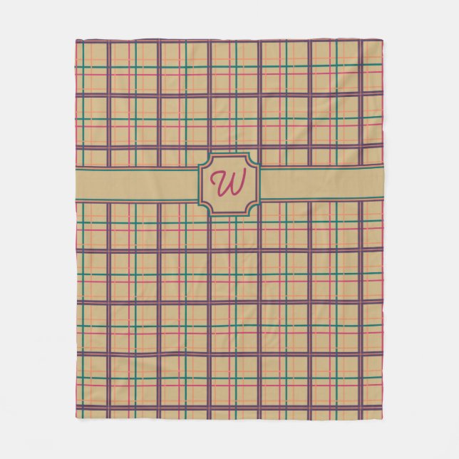 Summer Kariert Fleece Blanket (Vorderseite)